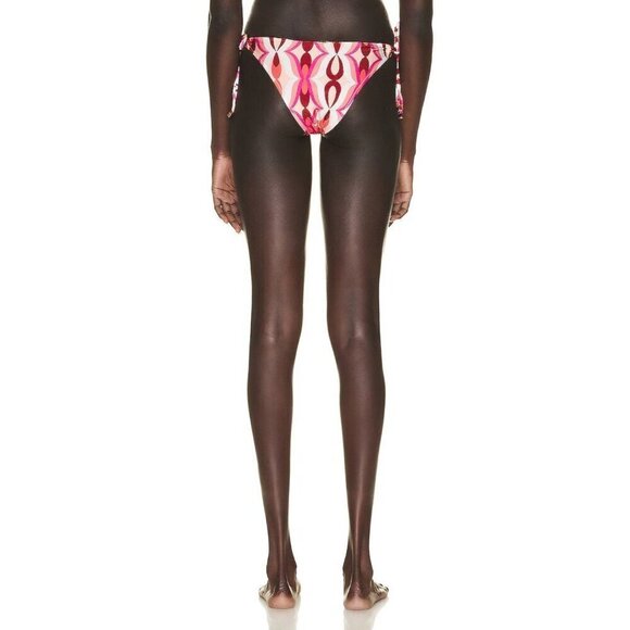 PatBO Twist String Bikini Bottom in Flamant Large New Womens Swim - Picture 13 of 16